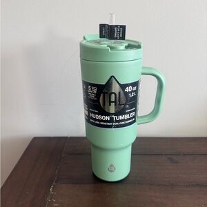 TAL 40oz Hudson Tumbler Sage Green Travel Mug Handle Straw NEW